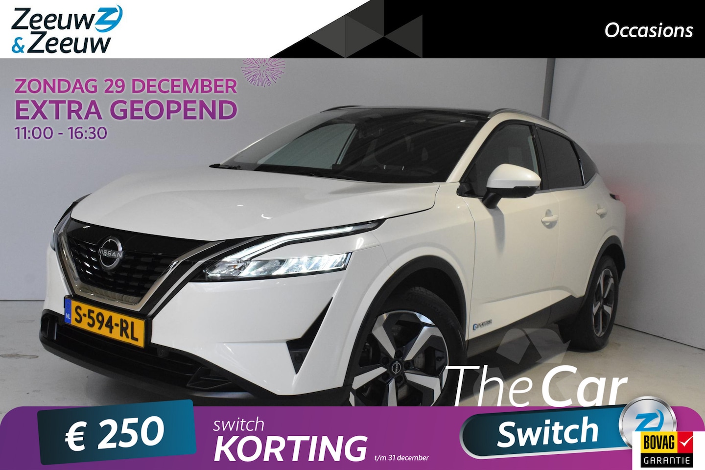 Nissan Qashqai - 1.5 e-Power N-Connecta | Panorama dak | 360-Camera | Parkeersensoren | Dodehoek detectie | - AutoWereld.nl