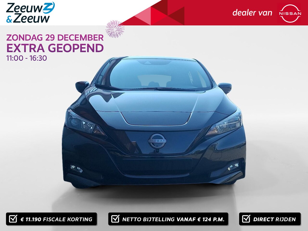 Nissan LEAF - N-Connecta 39 kWh Uit voorraad leverbaar | € 2.000 euro korting!! | vanaf € 124 euro netto - AutoWereld.nl