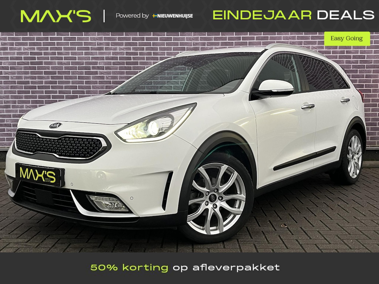 Kia Niro - 1.6 GDi Hybrid DynamicPlusLine Adaptive Cruise control | Stuur/Stoelverwarming | Camera | - AutoWereld.nl