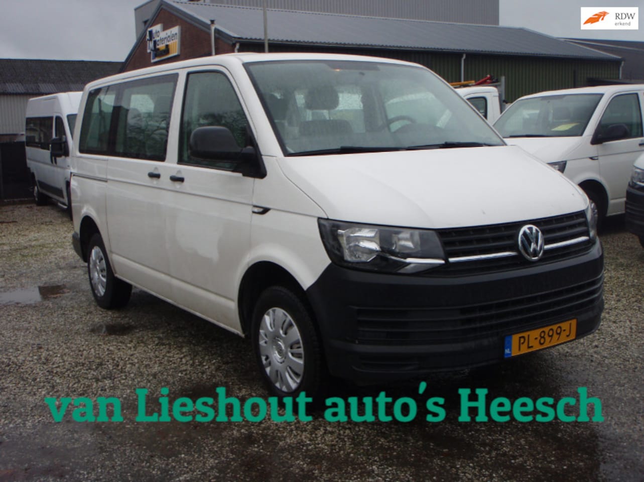 Volkswagen Transporter Kombi - VW 9 persoons aardgas personenbus benzine cng bj 17 - AutoWereld.nl