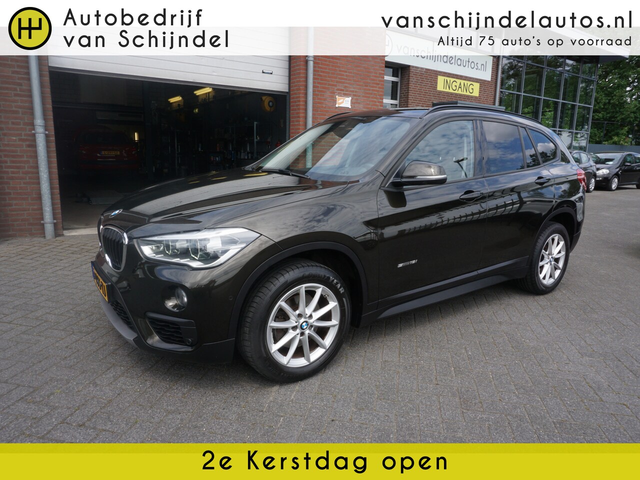 BMW X1 - SDRIVE 18I SDRIVE HIGH EXECUTIVE KEURIGE NETTE STAAT FULL LED NAVIGATIE LEDER TREKHAAK CLI - AutoWereld.nl