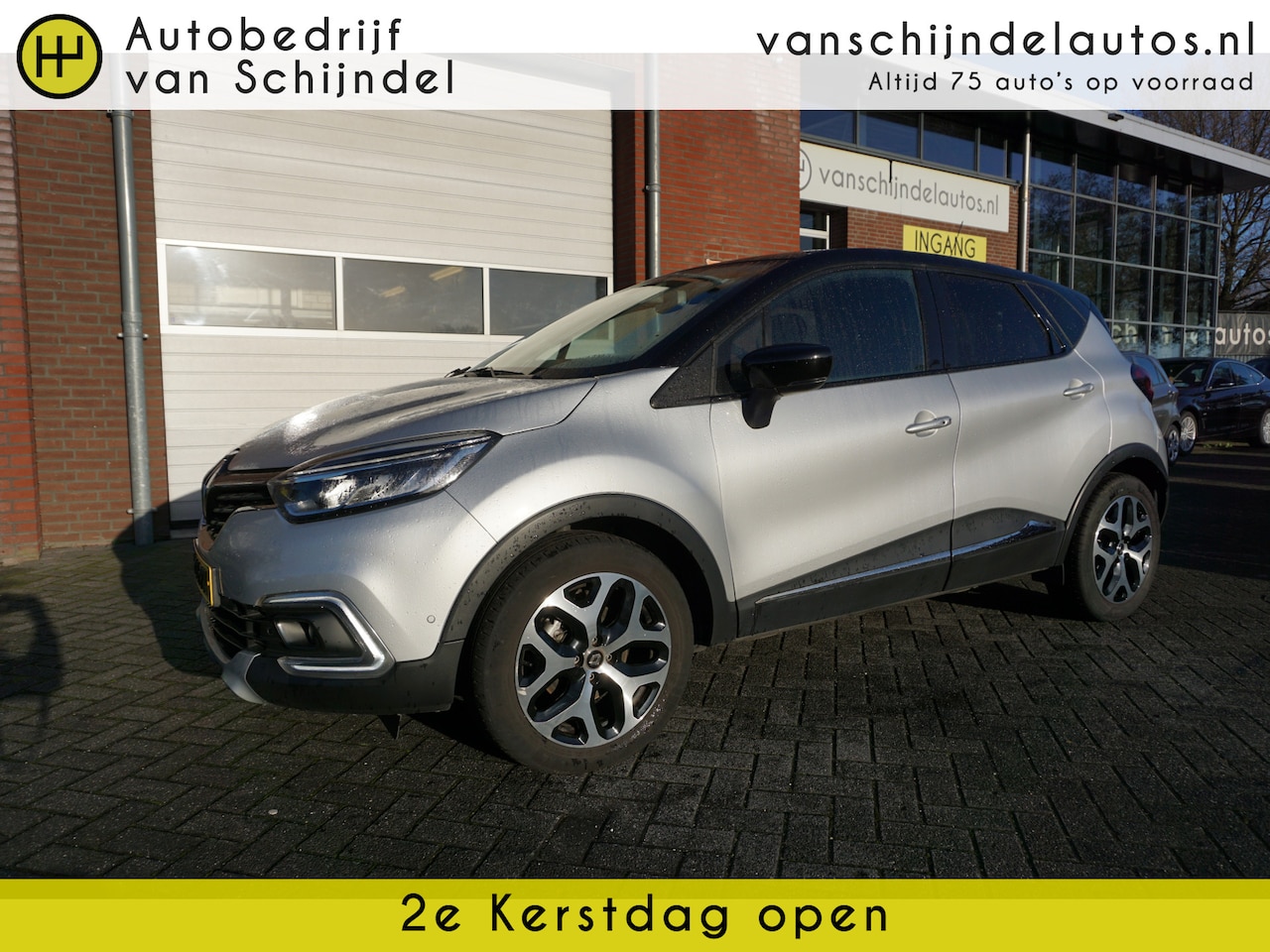 Renault Captur - 1.3 TCE 150PK AUTOMAAT VERSION S LUXE TWO TONE DEALER ONDERHOUDEN PANORAMADAK FULL LED CAM - AutoWereld.nl