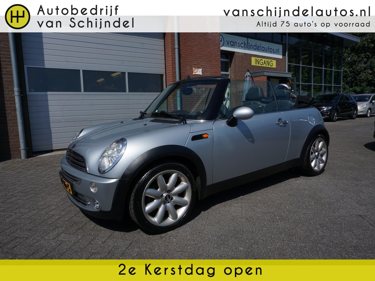 MINI Cabrio - Mini 1.6 COOPER CHILI LUXE NOV 2004 BI-XENON/LED LEDER STOELVERWARMING NAVIGATIE ECC AIRCO - AutoWereld.nl