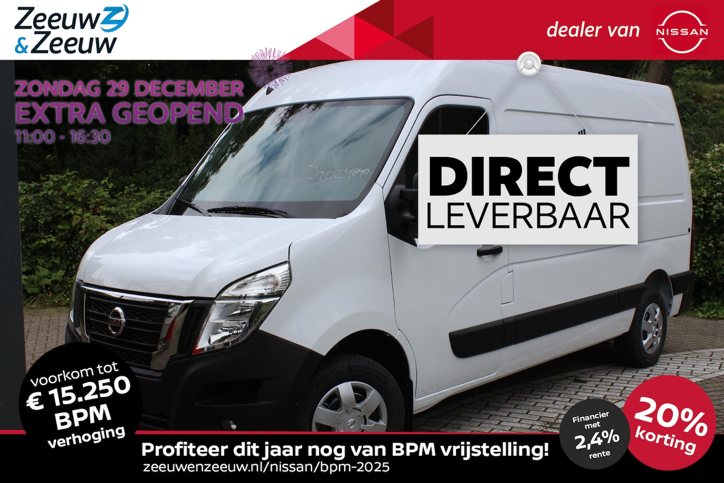 Nissan Interstar - 2.3 dCi L2H2 N-Connecta AUTOMAAT| Uit Voorraad Leverbaar! | 20% korting!| NAVIGATIE | Mees - AutoWereld.nl