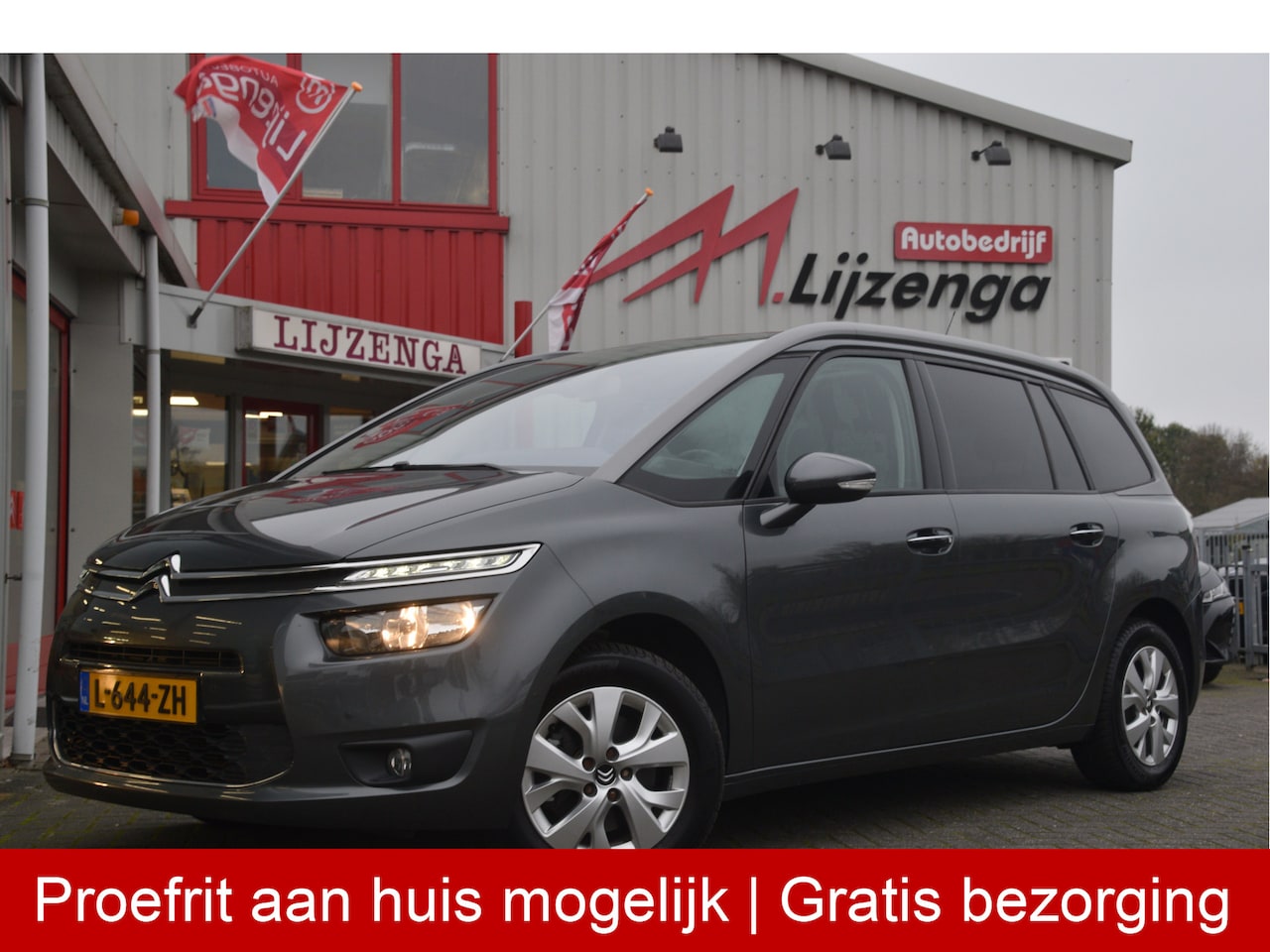 Citroën Grand C4 Picasso - 1.6 THP Tendance 5p Navi l Pano l PDC l Camera l Cruise l Clima l LMV l Trekhaak - AutoWereld.nl