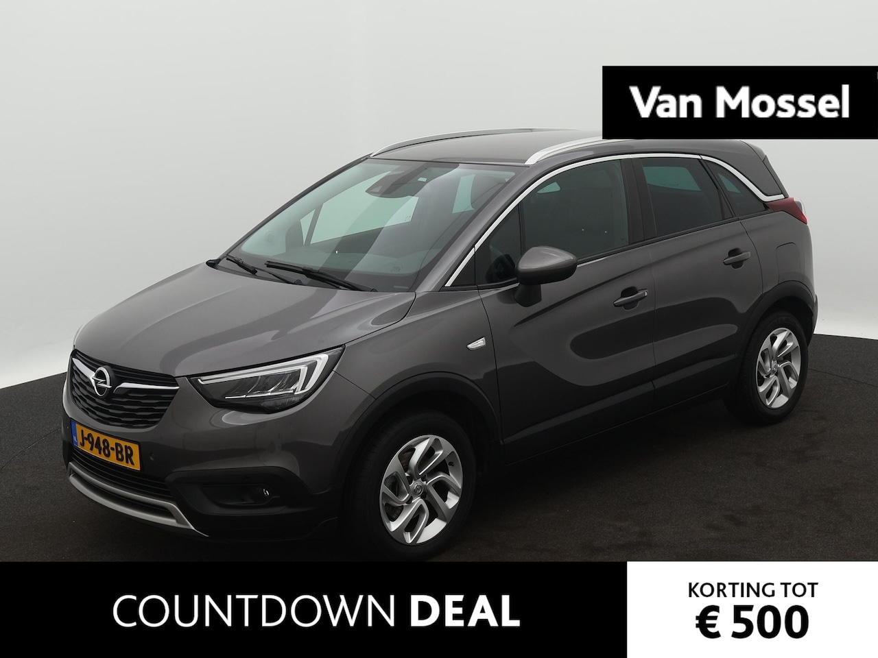 Opel Crossland X - 1.2 Turbo Innovation | 110pk| Hoge Instap | Parkeersensoren | Trekhaak | 34.000km! | - AutoWereld.nl