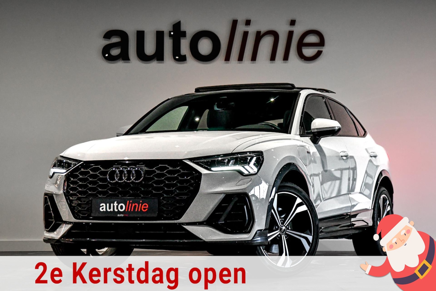 Audi Q3 Sportback - 45 TFSI e 3x S-Line BTW. Pano, Memory, 360, ACC, Sonos, Keyless, Sfeer, Dodeh, Matrix! - AutoWereld.nl