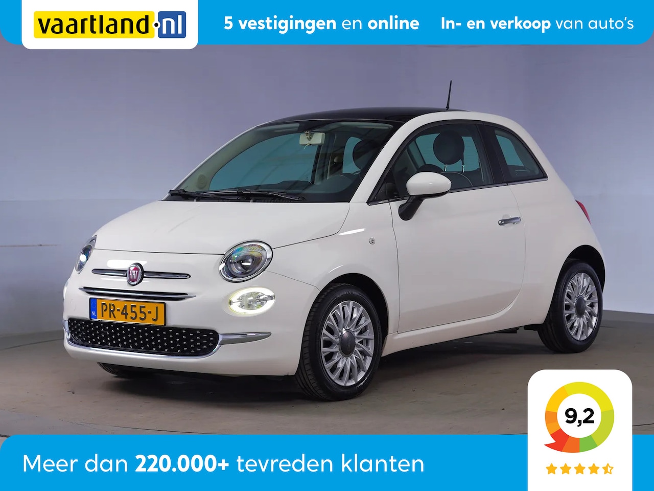 Fiat 500 - 0.9 TwinAir Turbo Anniversario Aut. [ Panorama Navi Airco ] - AutoWereld.nl