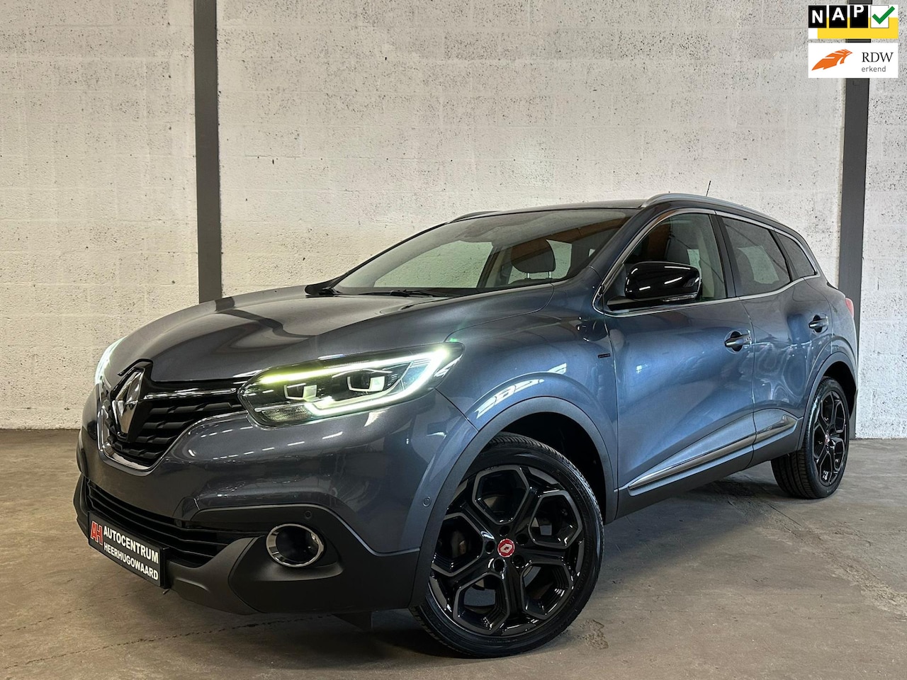 Renault Kadjar - 1.2 TCe Bose Black Edition Leder|LED|Blind|Navi|Dealer Onderhouden !! - AutoWereld.nl