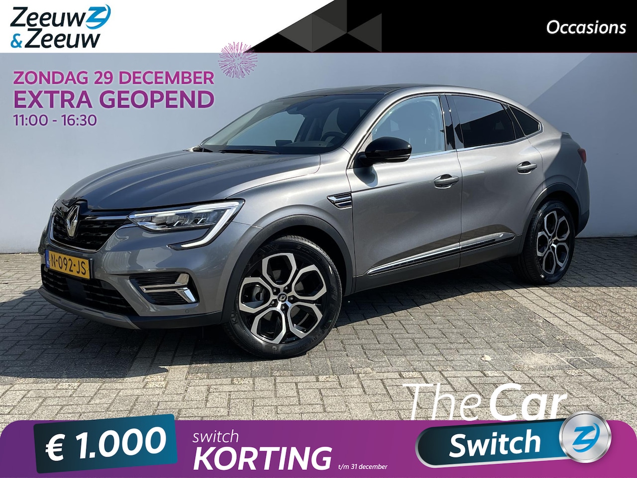 Renault Arkana - 1.6 E-Tech Hybrid 145 Intens | NAVI | CAMERA | CLIMATE & CRUISE CONTROLE | TREKHAAK | ETC. - AutoWereld.nl