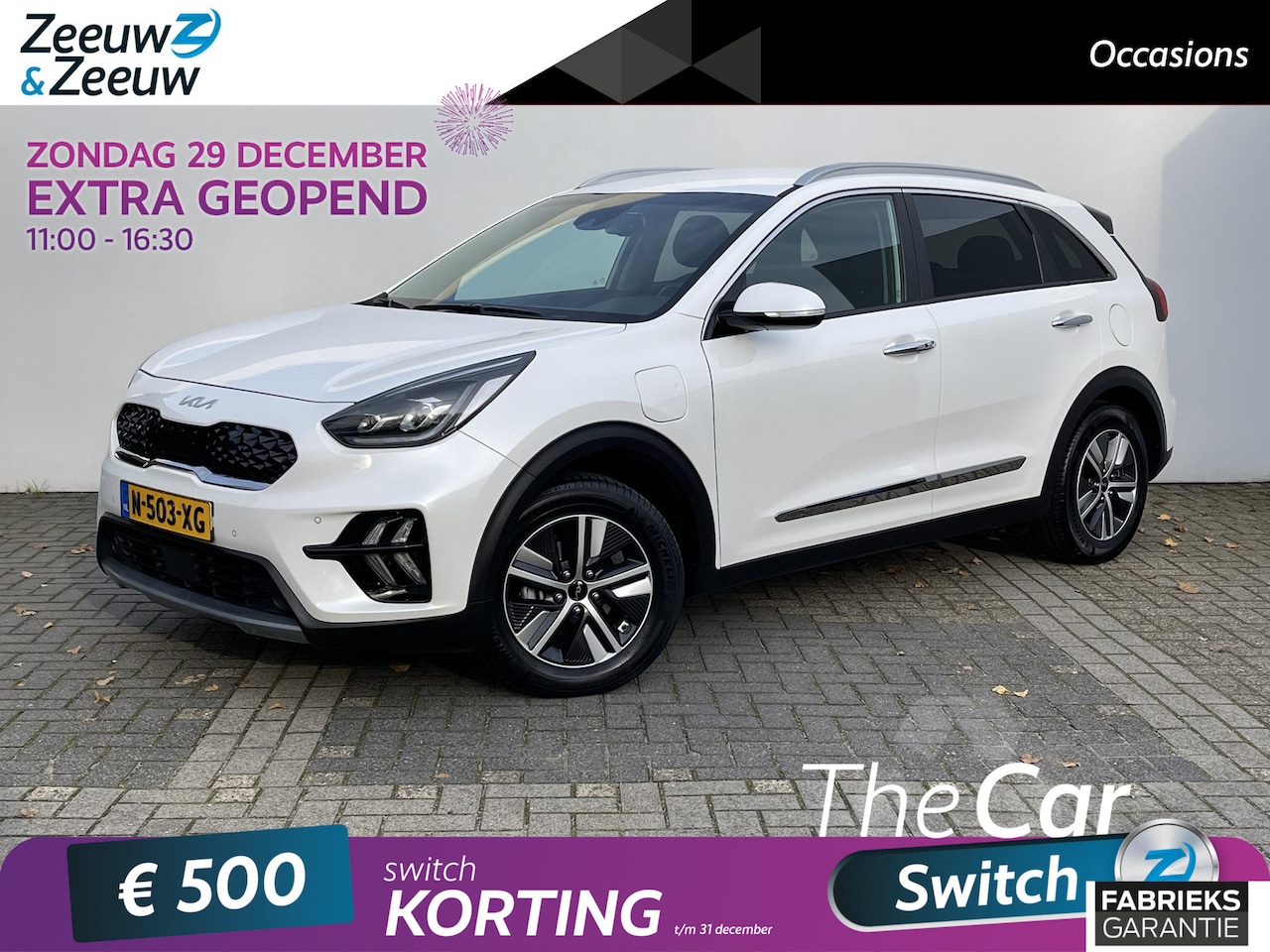 Kia Niro - 1.6 GDi PHEV DynamicPlusLine | NL-AUTO | LEDER | TREKHAAK | NAVI | CAMERA | ETC... - AutoWereld.nl