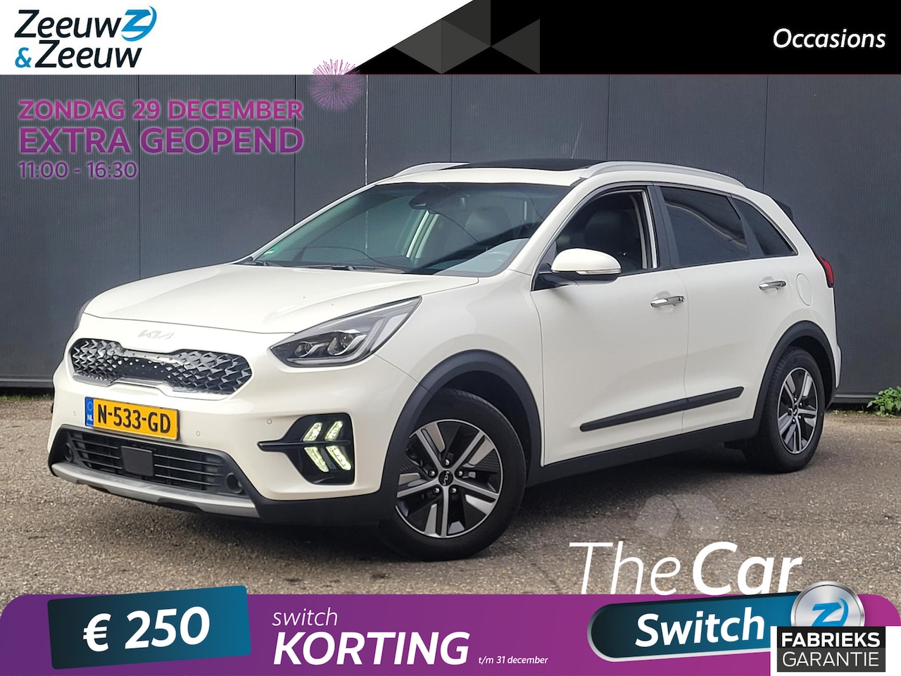 Kia Niro - 1.6i Hybrid ExecutiveLine Meest luxe uitvoering | 1e Eigenaar | Dealer onderhouden | Fabri - AutoWereld.nl