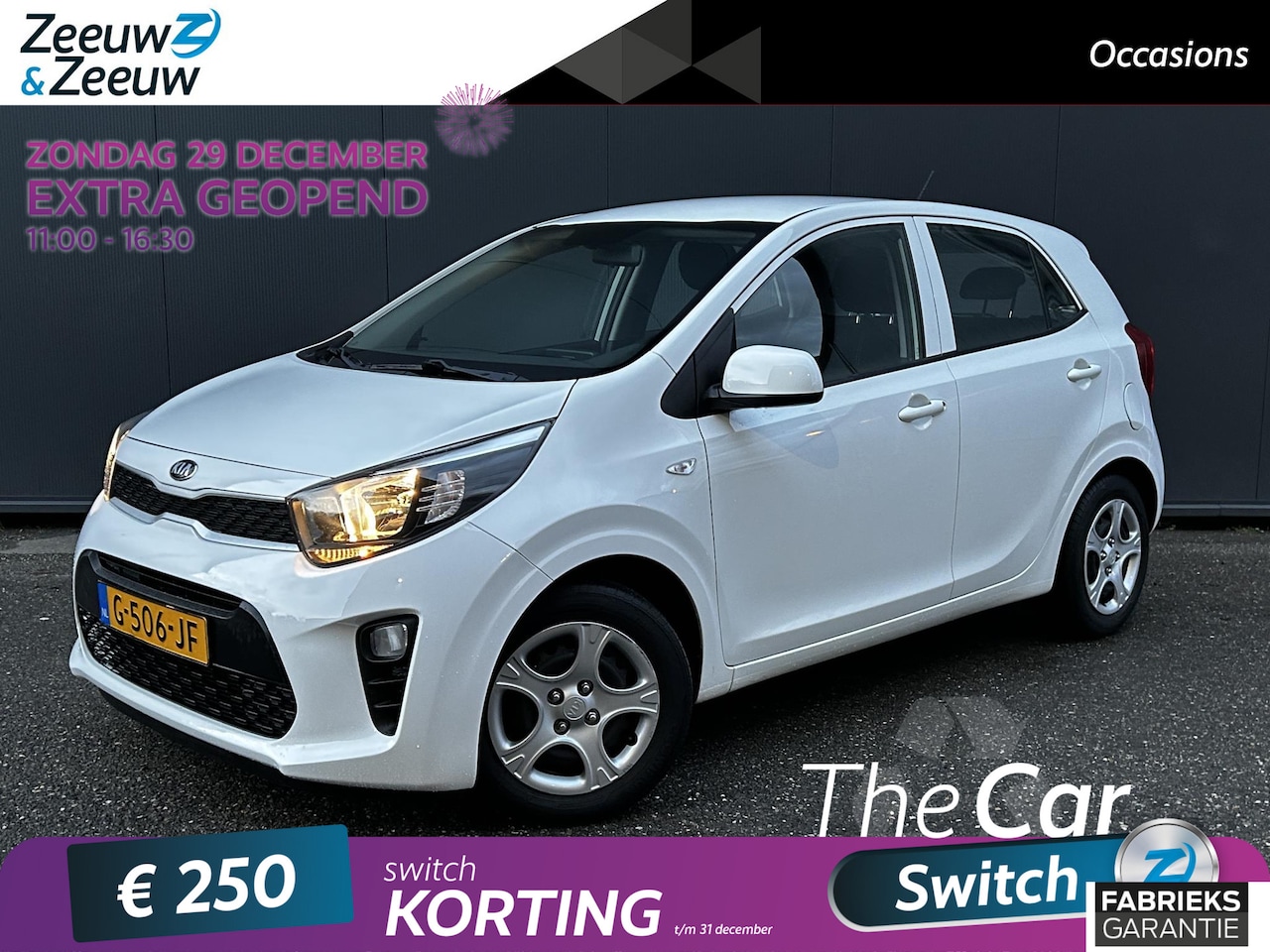 Kia Picanto - 1.0i ComfortLine | Dealer onderhouden |  Airco | Fabrieksgarantie t/m 3-10-2026  | NAP - AutoWereld.nl