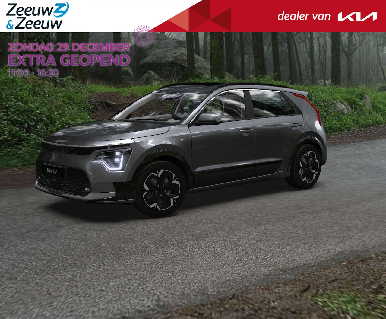 Kia Niro EV - Plus Advanced 64.8 kWh | €1250,- Korting | Private Lease vanaf €609,- p.m. | SNEL Leverbaa - AutoWereld.nl