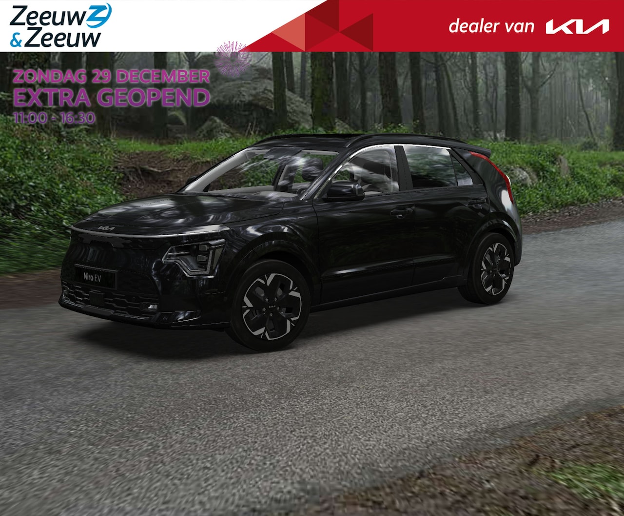 Kia Niro EV - Plus Advanced 64.8 kWh | €1250,- Korting | Private Lease vanaf €609,- p.m. | SNEL Leverbaa - AutoWereld.nl