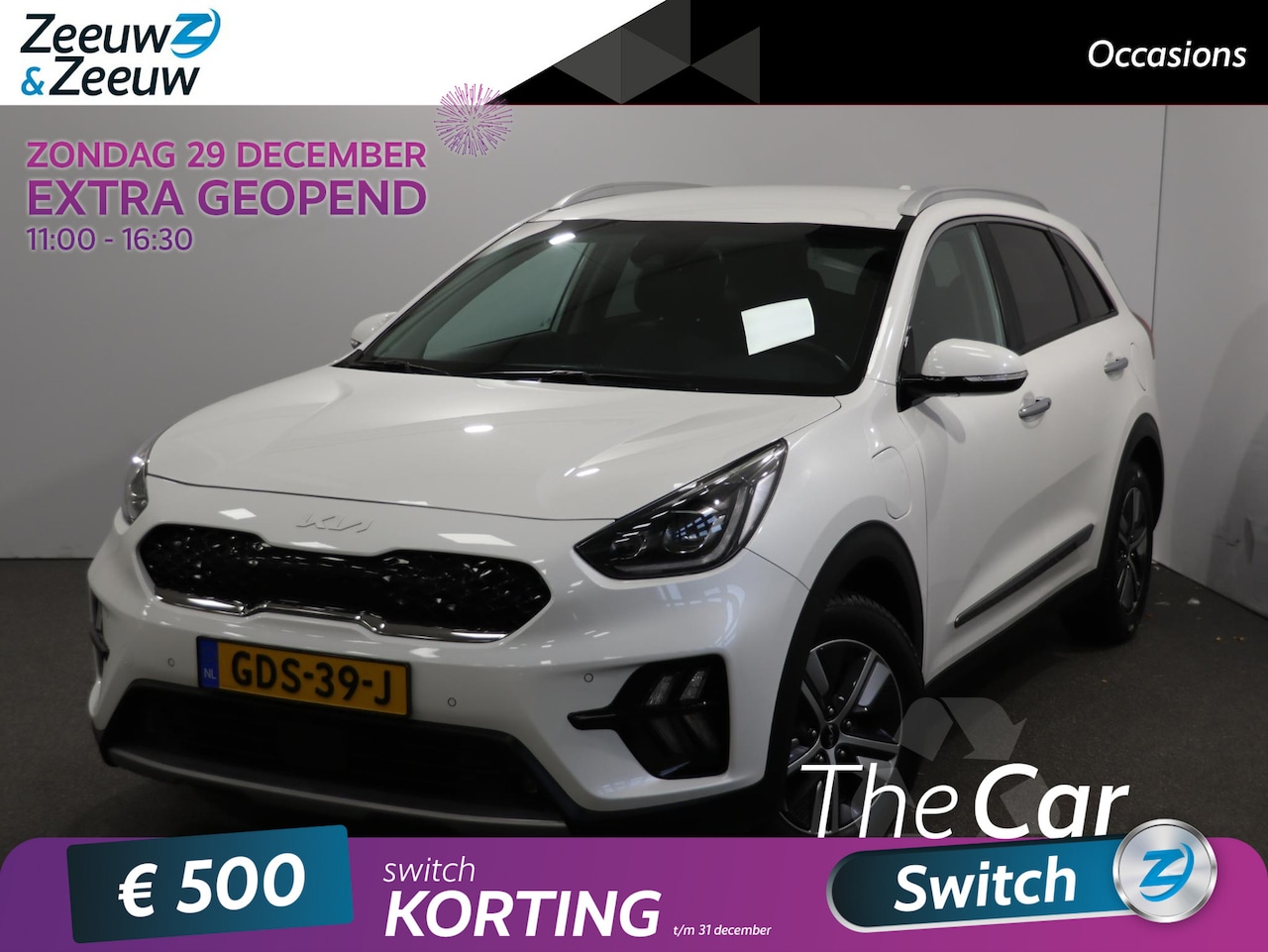 Kia Niro - 1.6 GDi PHEV DynamicLine | BTW AUTO! | Stoel en stuurverwarming | Navigatie | Climate cont - AutoWereld.nl