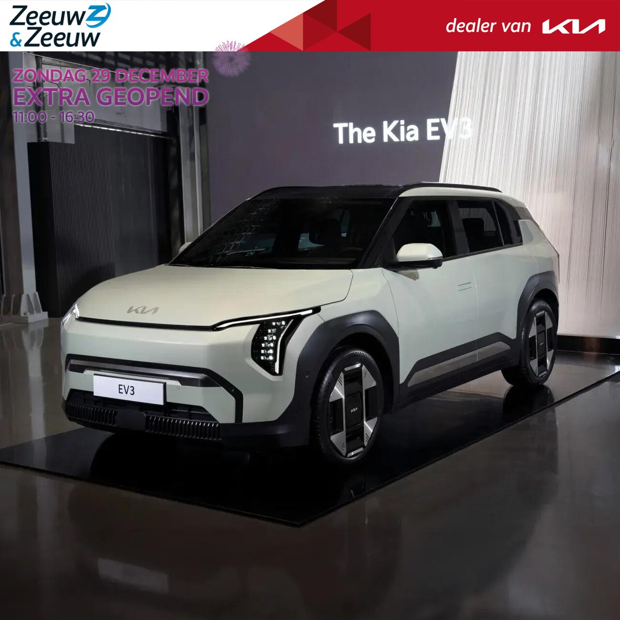 Kia EV3 - GT-PlusLine 81.4 kWh | Private Lease vanaf €429,- p.m. | Kia Financial lease met 2,99% Ren - AutoWereld.nl