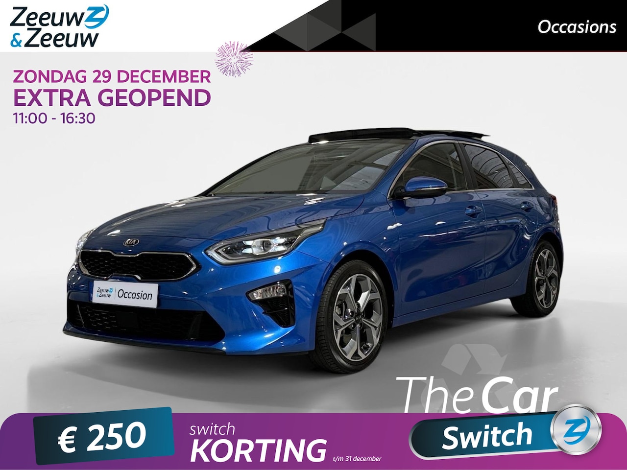 Kia Cee'd - Ceed 1.4 T-GDi ExecutiveLine | Glazen schuif-/kanteldak | Elektrische bestuurdersstoel inc - AutoWereld.nl