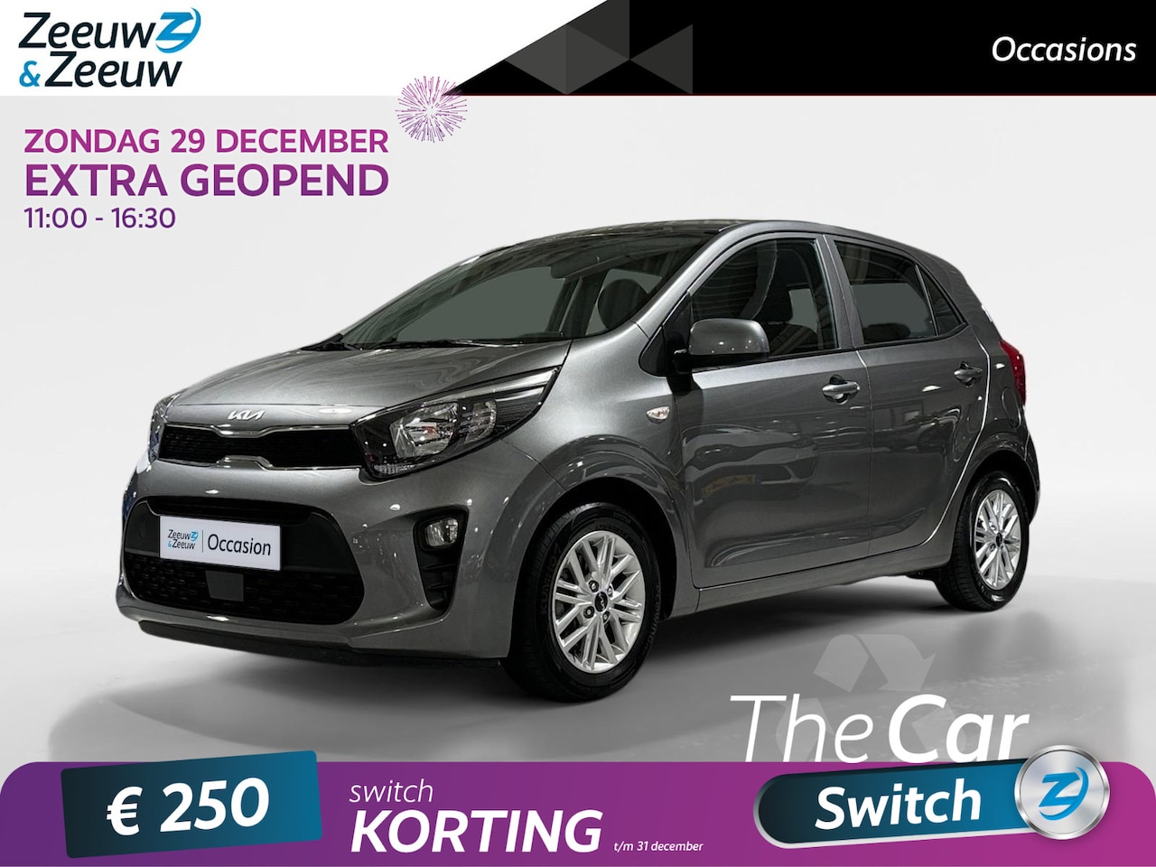 Kia Picanto - 1.0 DPi DynamicLine | Apple/Android carplay | Achteruitrijcamera | Cruise control | Airco - AutoWereld.nl