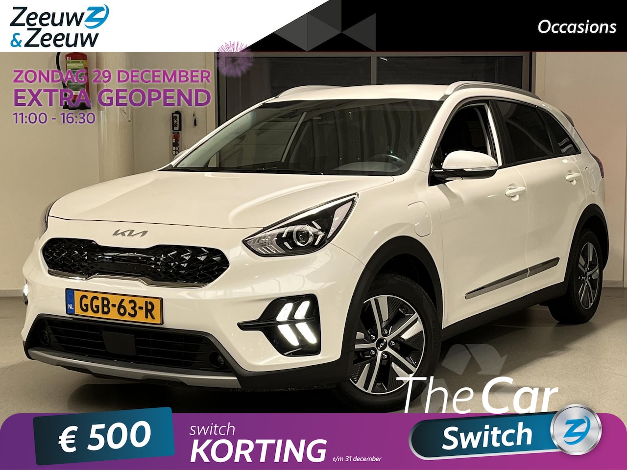 Kia Niro - 1.6 GDi PHEV DynamicLine Edition | Stoel- en stuurverwarming | Privacy glass | Achteruitri - AutoWereld.nl