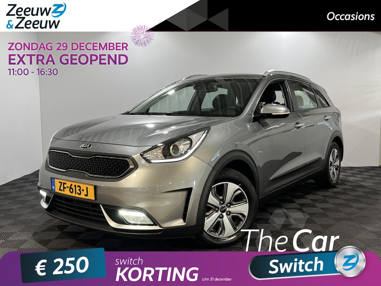 Kia Niro - 1.6 - 140PK GDi Hybrid DynamicLine Automaat | Navi | Camera | Cruise Control | Climate Con - AutoWereld.nl