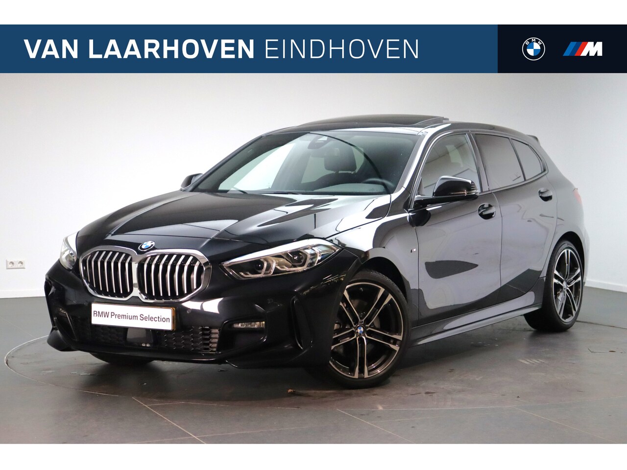 BMW 1-serie - 118i High Executive M Sport Automaat / Panoramadak / Sportstoelen / LED / Parking Assistan - AutoWereld.nl