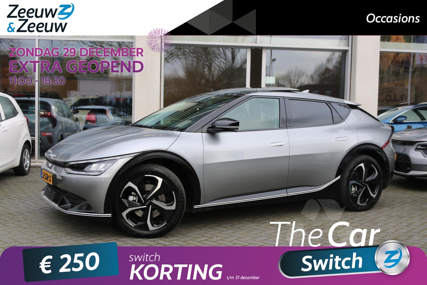 Kia EV6 - Plus Advanced 77.4 kWh | Airco | Navi | Camera | Leder | Panoramadak | 20 INCH | Privacy G - AutoWereld.nl