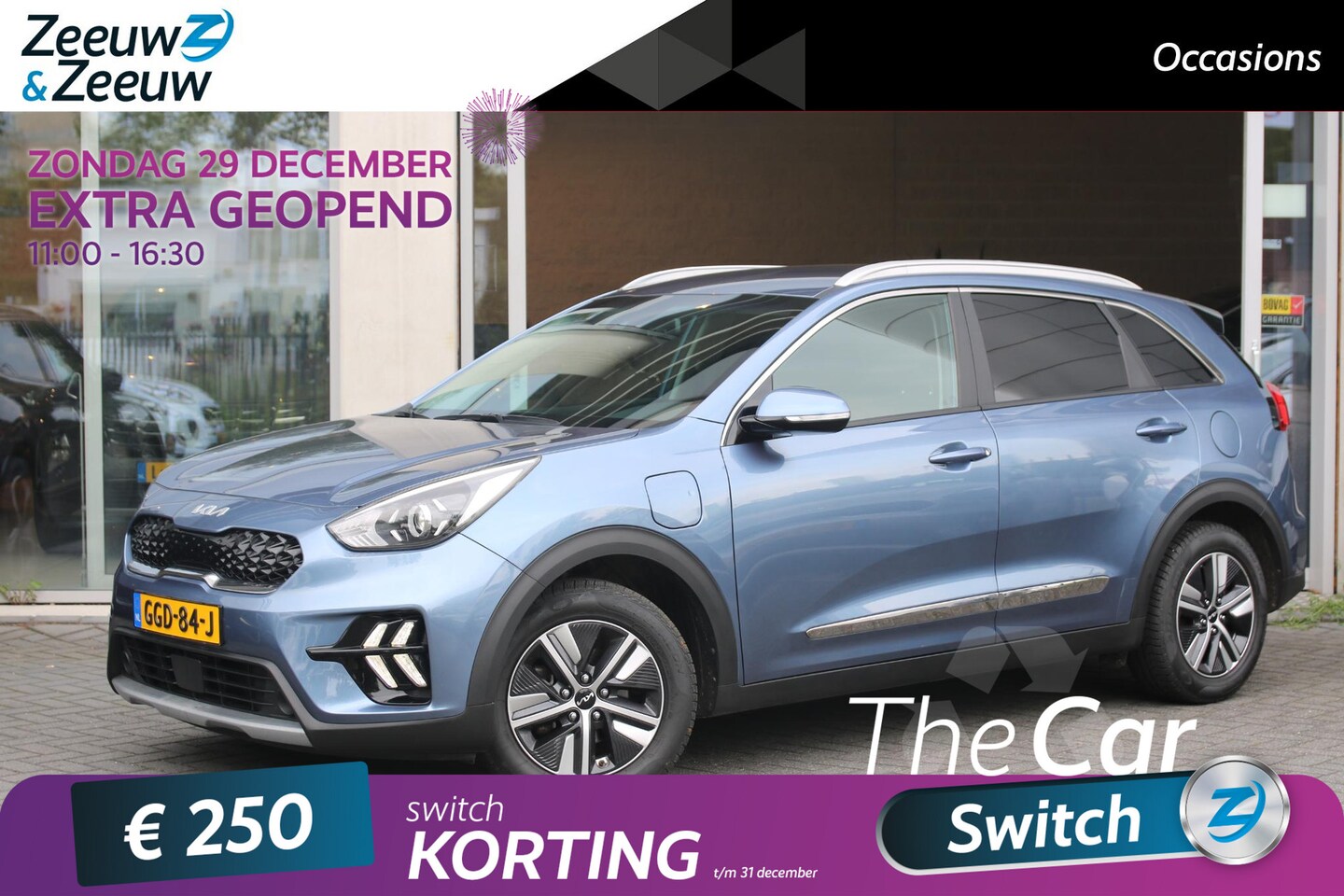 Kia Niro - 1.6 GDi PHEV DynamicLine | Airco | Android Auto / Apple Carplay | Camera | Stoelverwarming - AutoWereld.nl