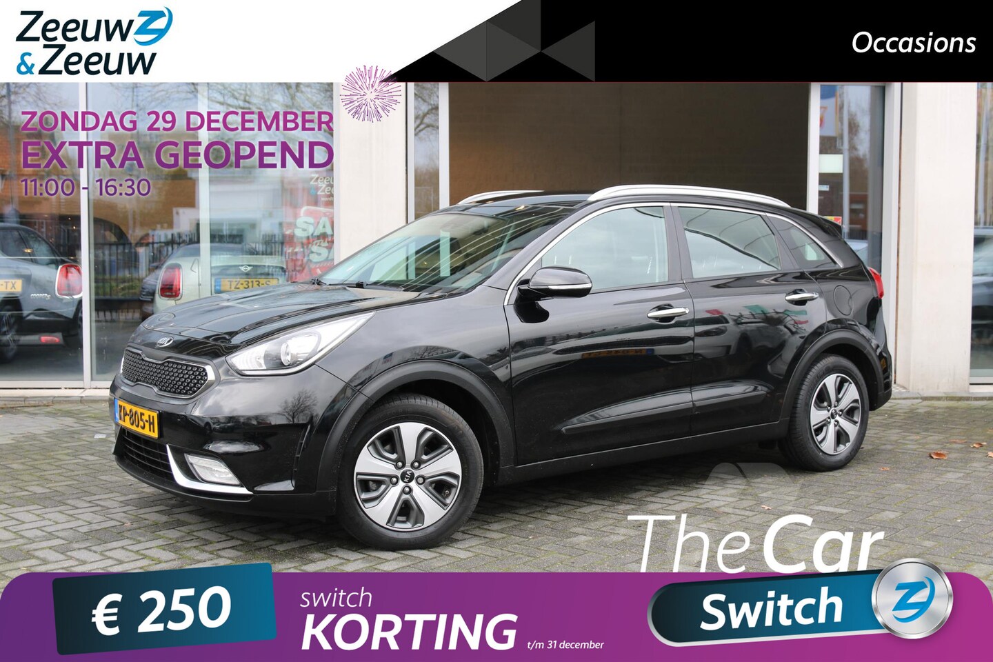 Kia Niro - 1.6 GDi Hybrid First Edition | Airco | Navi | Camera | Led | Cruise control | - AutoWereld.nl