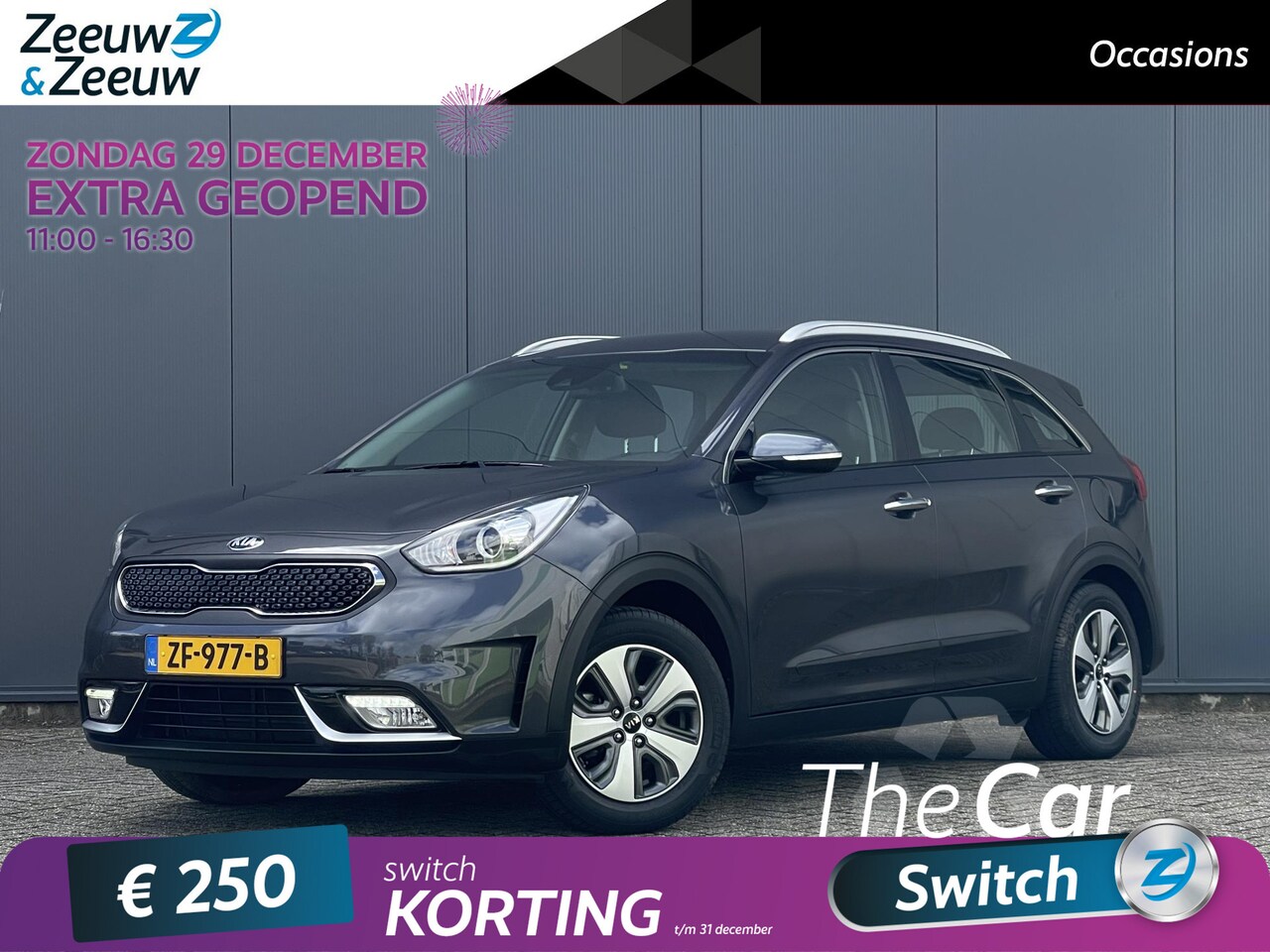 Kia Niro - 1.6 GDi Hybrid DynamicLine | Navi | Camera | Climate Control | Cruise Control | Parkeersen - AutoWereld.nl