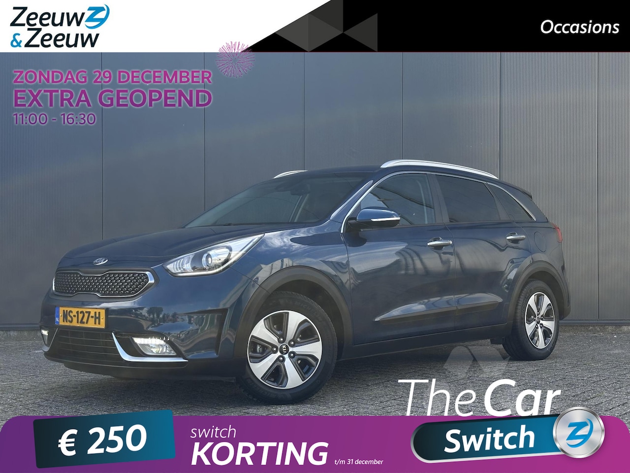 Kia Niro - 1.6 GDi Hybrid First Edition | Navi | Clima | Camera | Adaptive Cruise | Trekhaak | Dealer - AutoWereld.nl