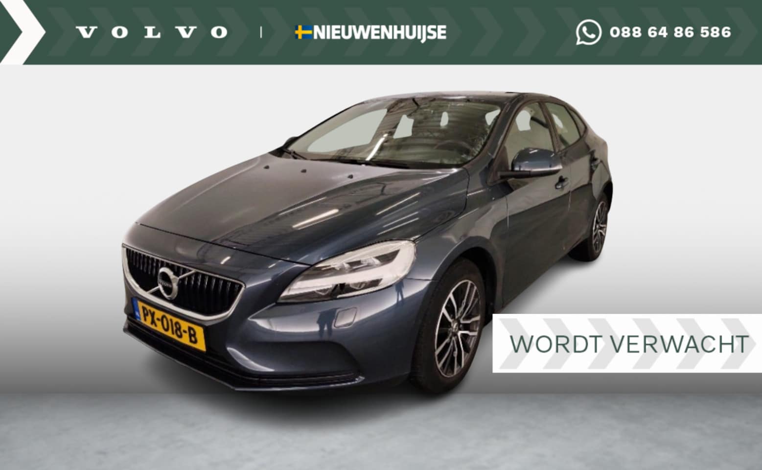 Volvo V40 - 2.0 T2 Nordic+ | Stand kachel | Stoel verwarming | LED | Volvo On Call | Parkeersensoren | - AutoWereld.nl