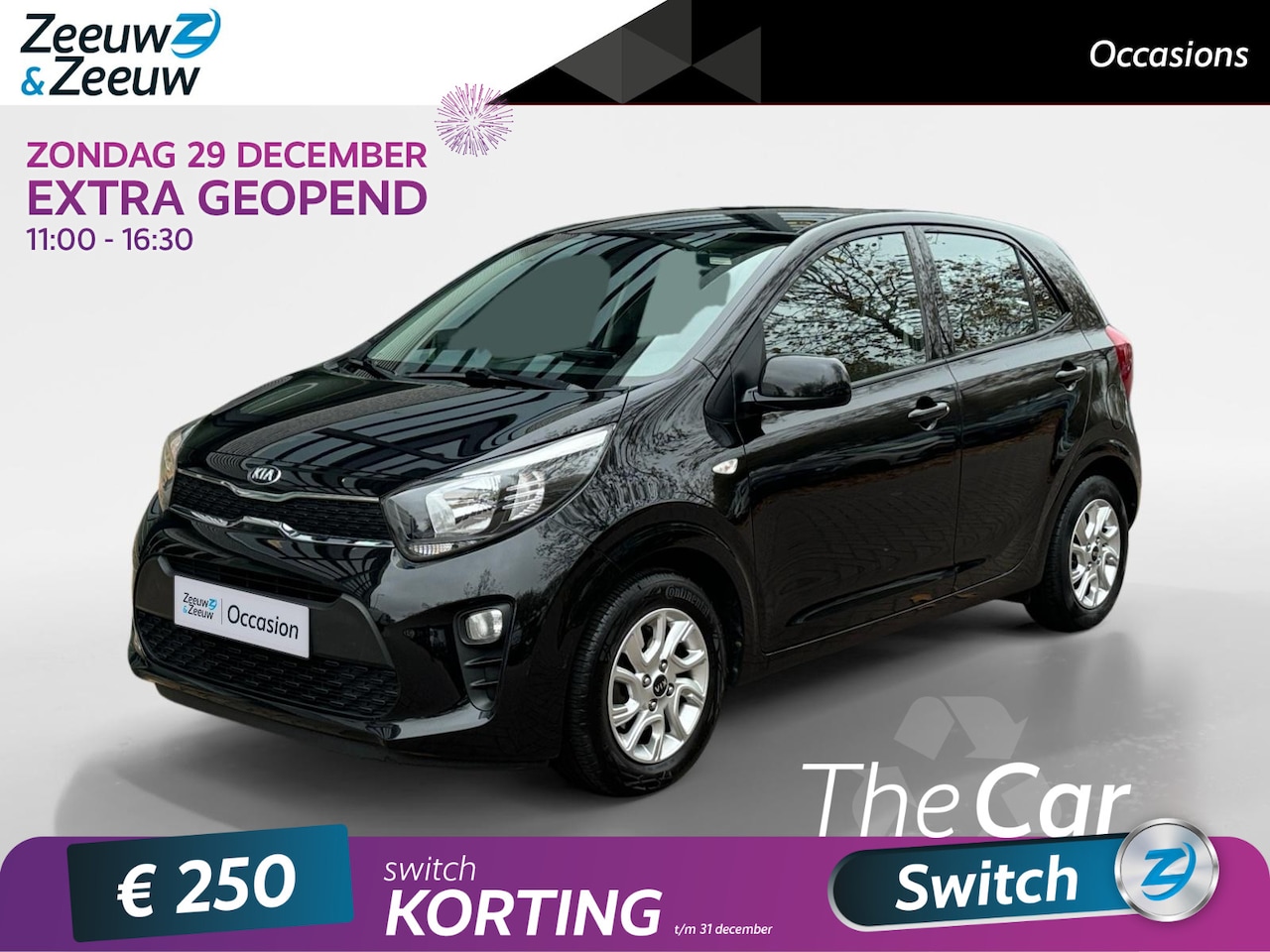 Kia Picanto - 1.0 MPi DynamicLine Navigatie | Achteruitrijcamera | Cruise Control | Fabrieksgarantie T/M - AutoWereld.nl