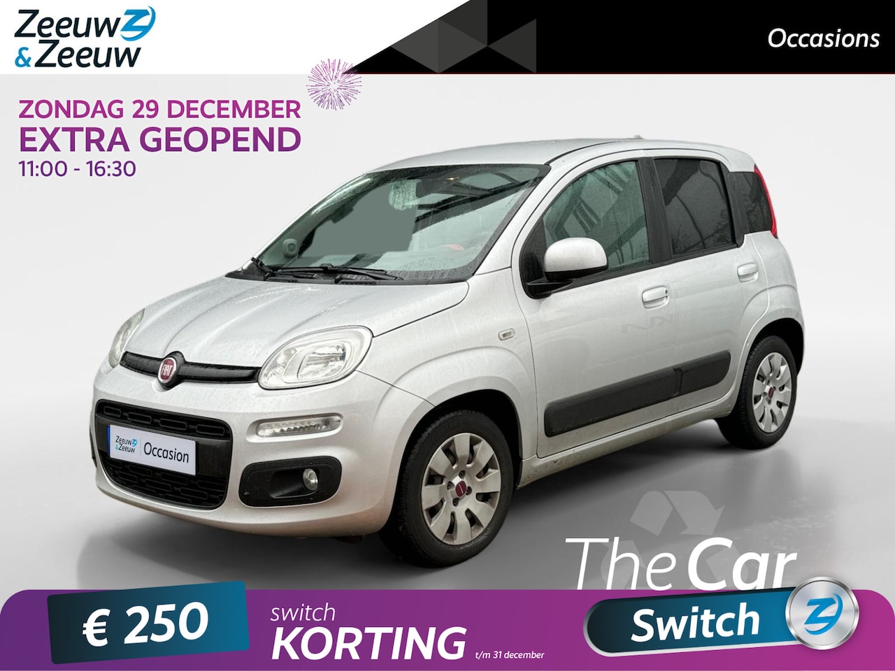 Fiat Panda - 0.9 TwinAir Lounge Dealer Onderhouden | AUTOMAAT | Hoge Instap | Elektrische Ramen & Spieg - AutoWereld.nl