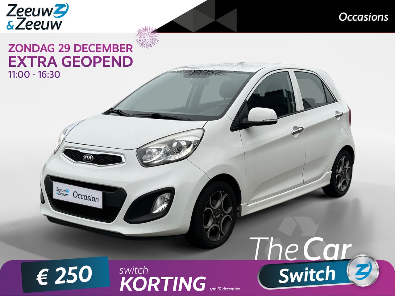 Kia Picanto - 1.0 CVVT Design Edition Airco | Elektrische ramen | 12 maanden Bovag Garantie | Led Verlic - AutoWereld.nl