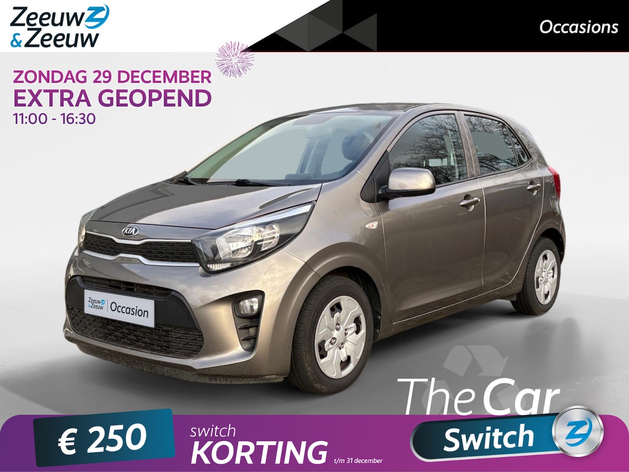 Kia Picanto - 1.0 MPi ComfortPlusLine Carplay / Android auto | Achteruitrijcamera | Airco | Start stop s - AutoWereld.nl