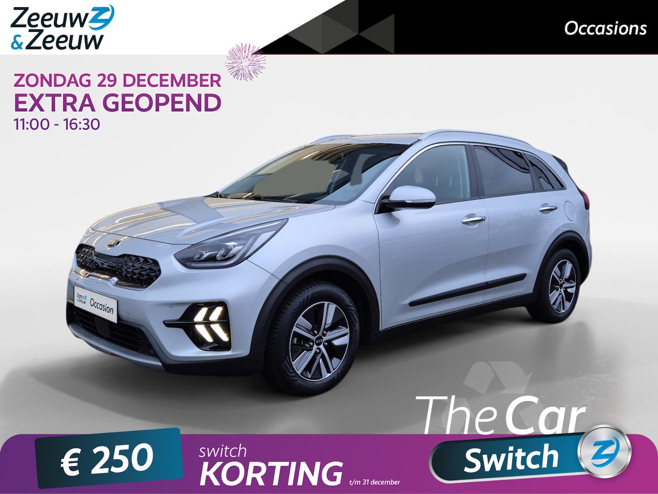 Kia Niro - 1.6 GDi Hybrid DynamicPlusLine | Airco | Navi | Camera | LM Velgen | Stoelverwarming | Stu - AutoWereld.nl