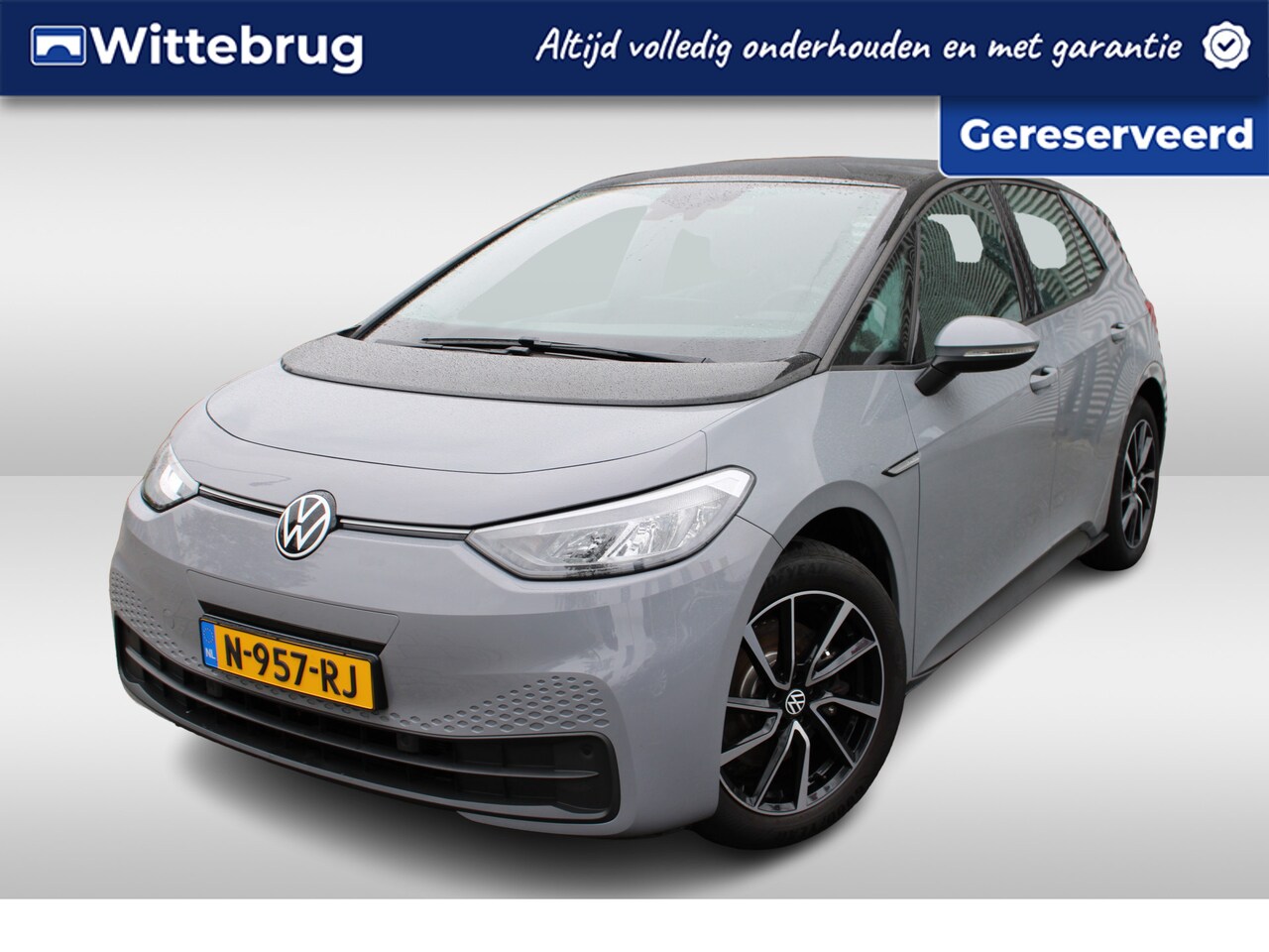 Volkswagen ID.3 - 150 pk Pure Comfort 45kW/h Navigatie / Parkeersensoren / Cruise control / 18"LM Velgen Sep - AutoWereld.nl