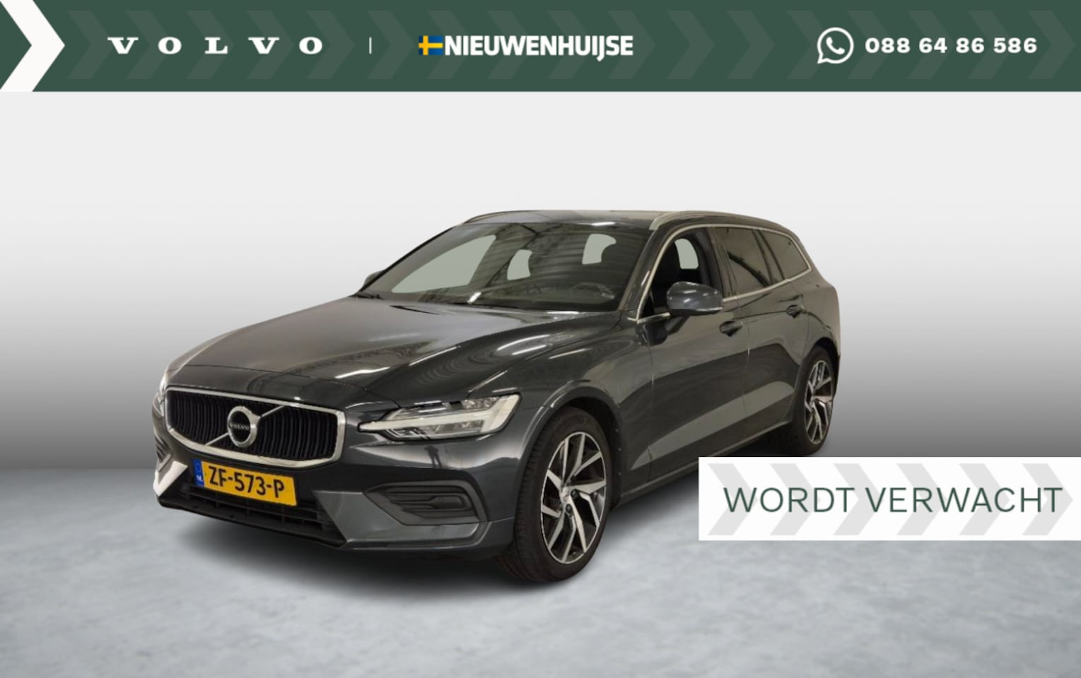 Volvo V60 - 2.0 T5 Momentum | Leder | Standkachel | Stoel + Stuur + A-Bank verwarming | Navigatie | Ke - AutoWereld.nl