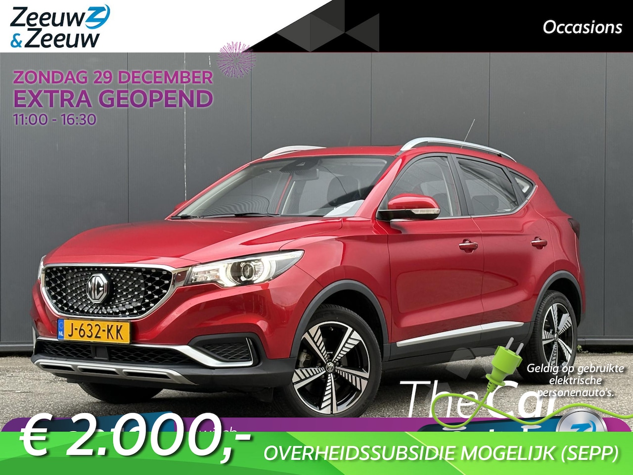 MG ZS - EV Luxury 45 kWh 1e Eigenaar | Navi | Apple Carplay/Android Auto | Bluetooth | Camera | Cl - AutoWereld.nl