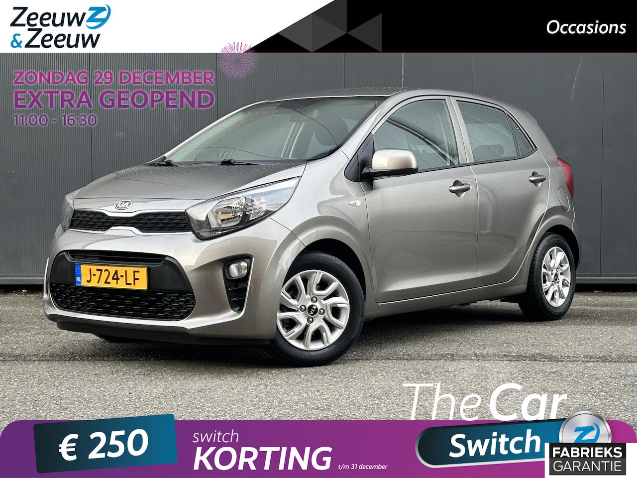 Kia Picanto - 1.0 MPi DynamicPlusLine 1e Eigenaar | Dealer onderhouden | Navi | Bluetooth | Climate & cr - AutoWereld.nl