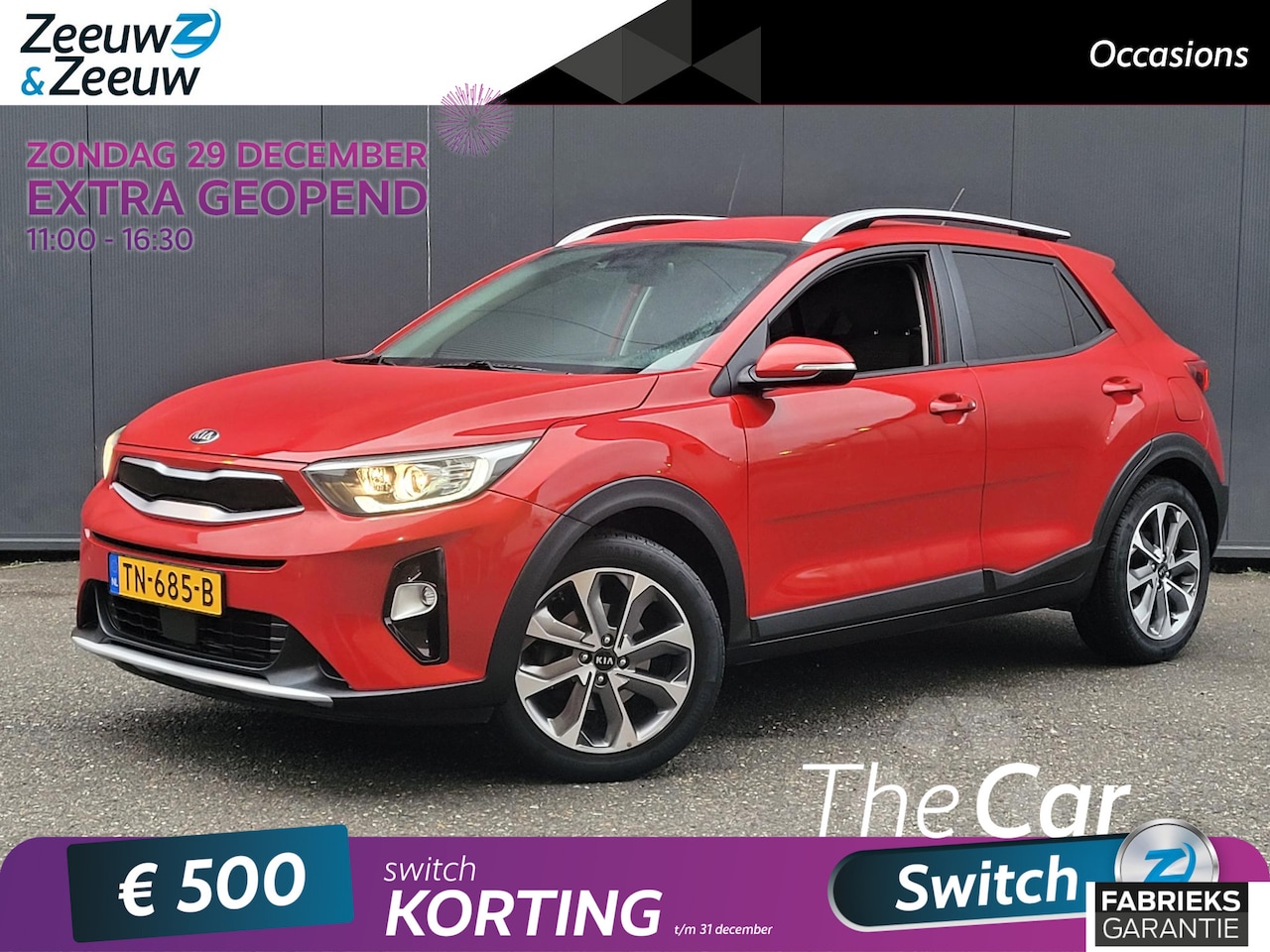 Kia Stonic - 1.0i Turbo DynamicLine 120 ipv 100 PK | Navi | Bluetooth | Camera | Metallic lak | Fabriek - AutoWereld.nl