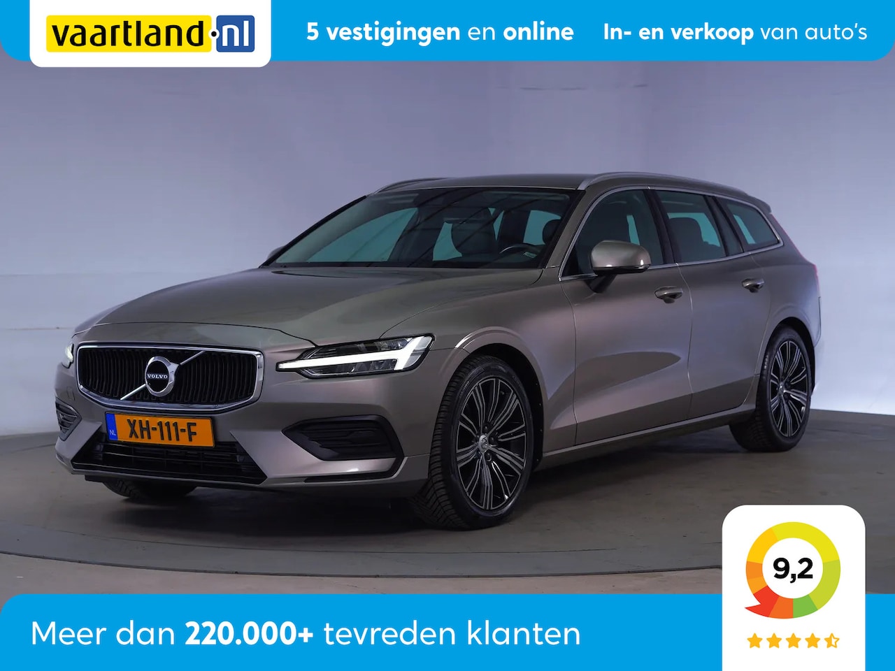 Volvo V60 - 2.0 T5 Momentum [Leer cruise Navigatie Apple-Carplay ] - AutoWereld.nl