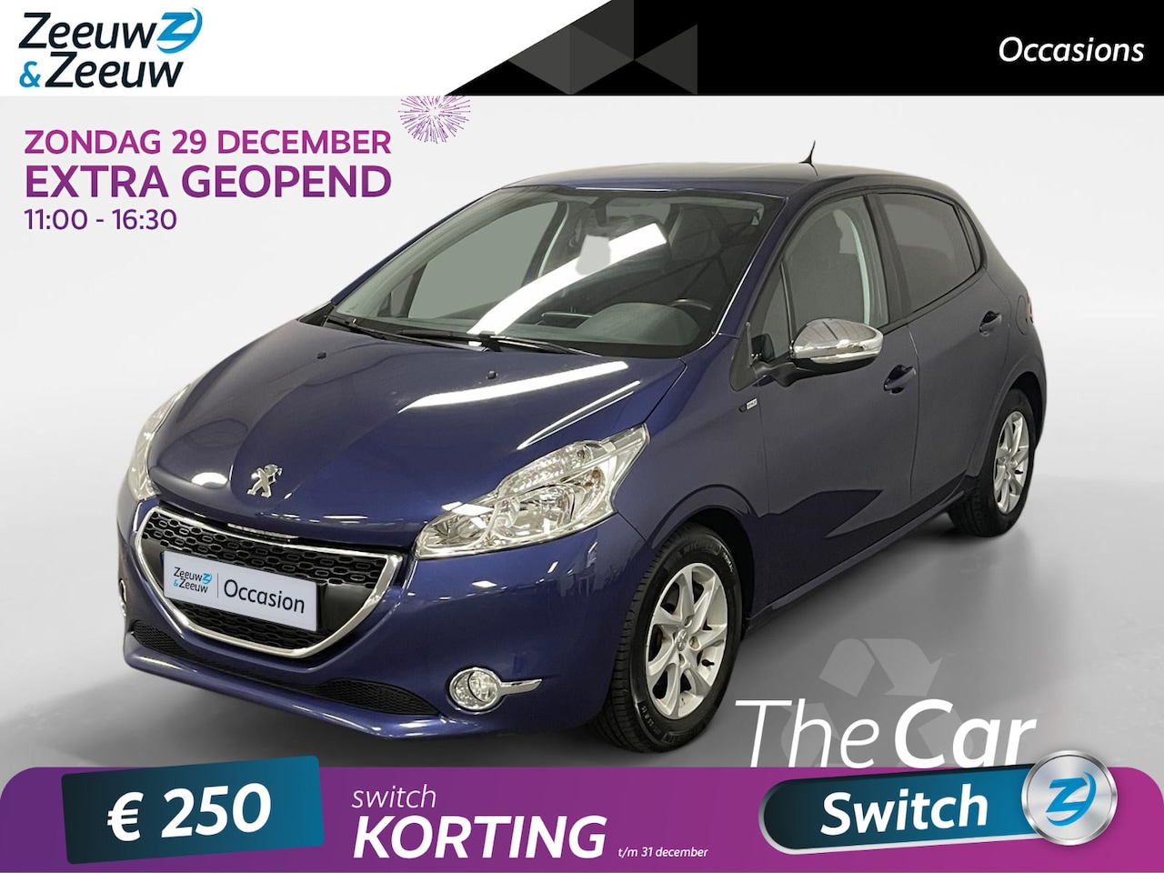 Peugeot 208 - 1.2 PureTech Style Navi airco Lm velgen bluetooth 5 deurs zeer mooie auto dealer onderhoud - AutoWereld.nl