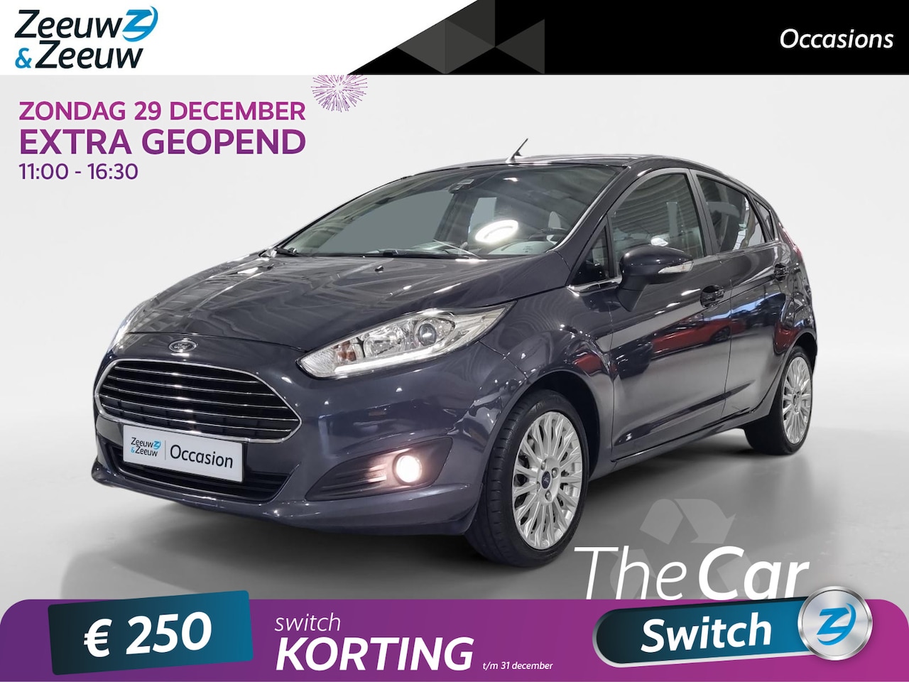 Ford Fiesta - 1.0 EcoBoost Titanium * Trekhaak * Navi * LMV * Cruise control * - AutoWereld.nl