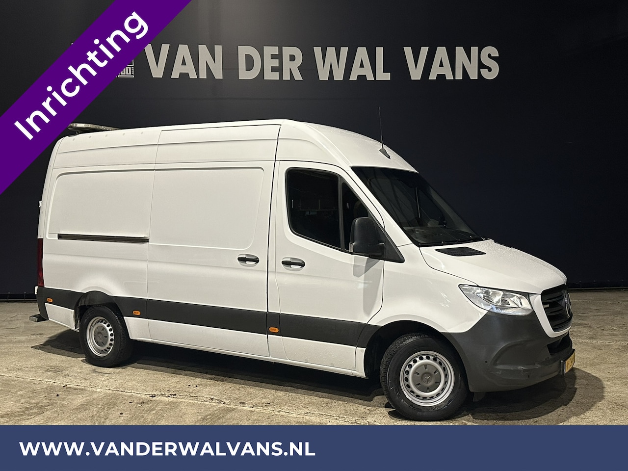 Mercedes-Benz Sprinter - 316 CDI 164pk 3500kg Trekhaak L2H2 inrichting Euro6 Airco | Camera | Navigatie Apple Carpl - AutoWereld.nl