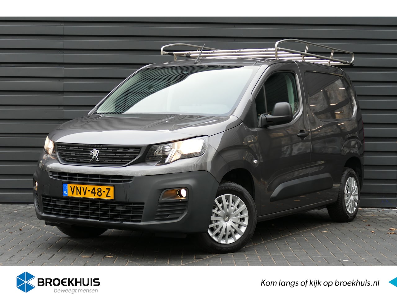 Peugeot Partner - 1.5 BLUEHDI 100PK PREMIUM L1H1 / NAVI / AIRCO / PDC / 3-ZITS / TREKHAAK / IMPERIAAL / BLUE - AutoWereld.nl