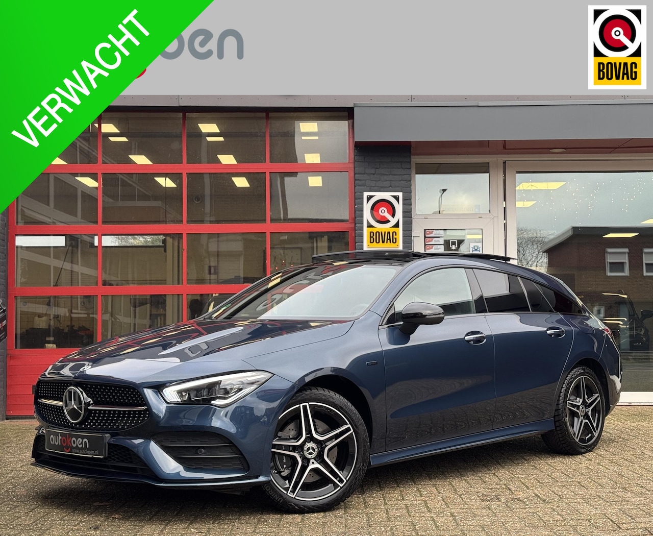 Mercedes-Benz CLA-klasse Shooting Brake - 250 e Premium Plus AMG *PANO/HUD/NAVI/CAMERA/BTW* - AutoWereld.nl