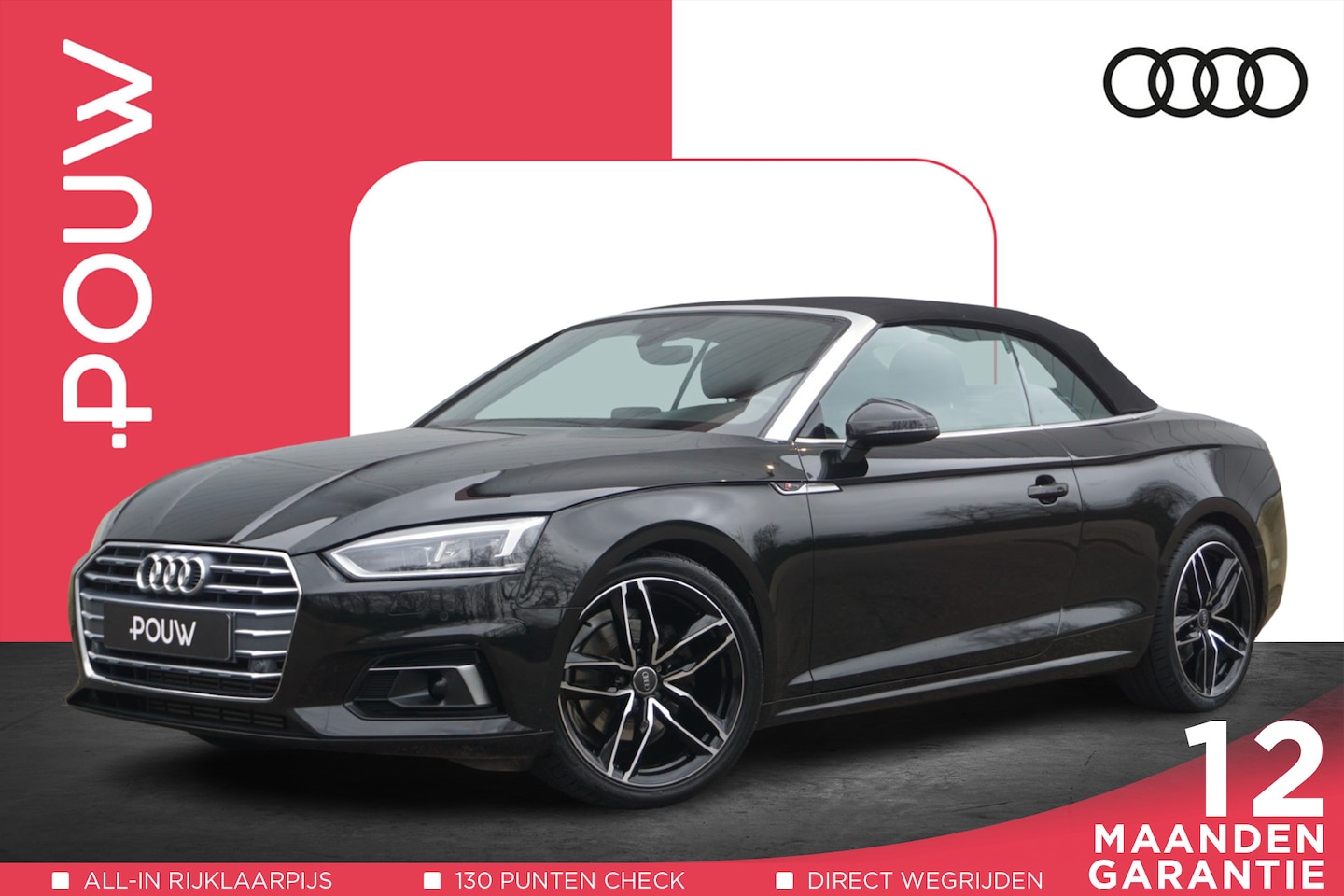 Audi A5 Cabriolet - 2.0 TFSI 204pk MHEV S Edition | Matrix LED | Audi Sideassist | Smartphone Interface - AutoWereld.nl