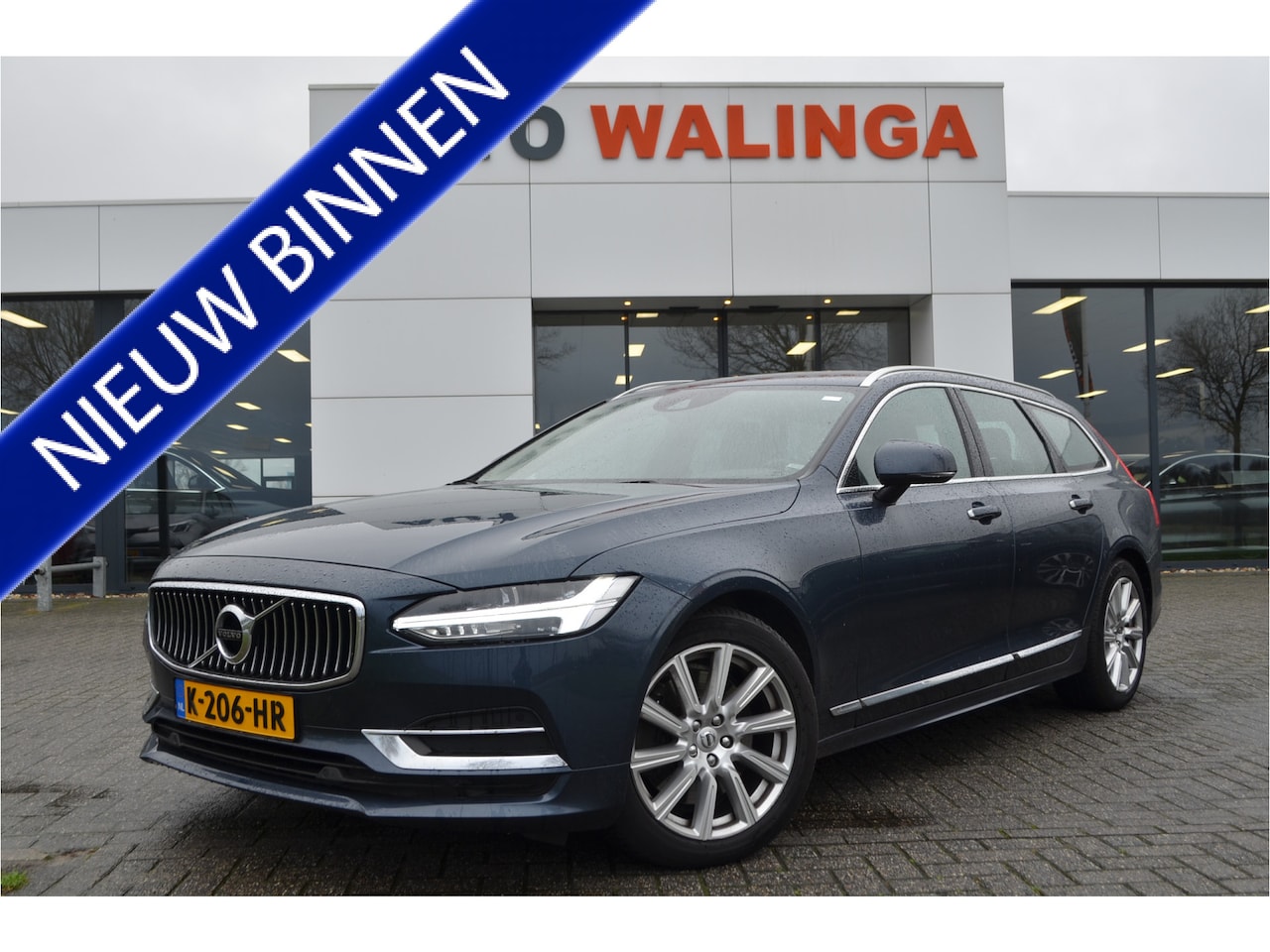 Volvo V90 - 2.0 T4 Inscription Memory stoel | Harman Kardon | Carplay | Pilot Assist | Trekhaak wegkla - AutoWereld.nl